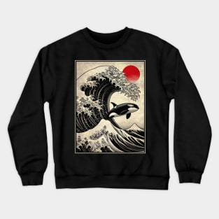 Orca in Japan Vintage Style Crewneck Sweatshirt